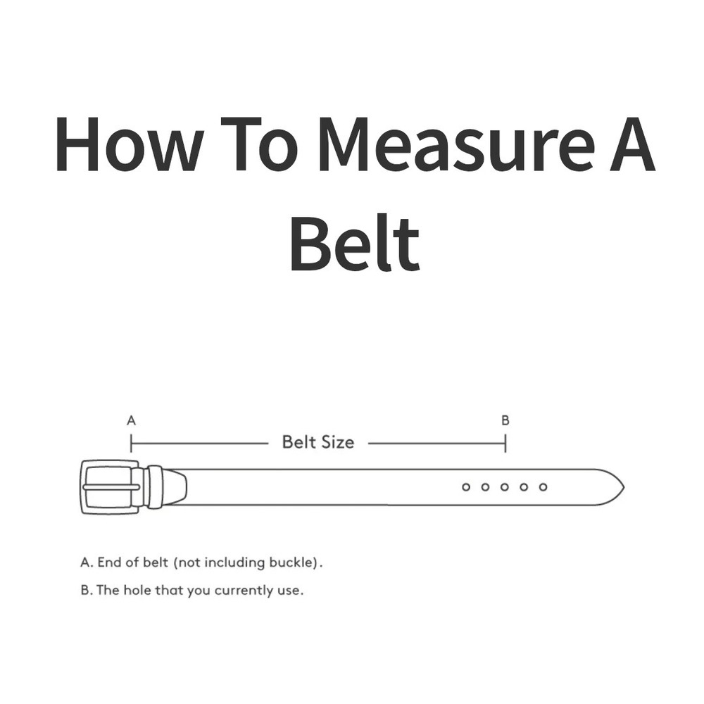 Brown Leather Pebbled Belt Gold Buckle - Picture 5 of 5